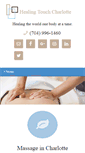 Mobile Screenshot of healingtouchcharlotte.com